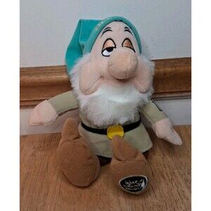 DISNEY STORE SLEEPY DWARF 10.5"  Plush Doll Snow White Stuffed Toy Parks